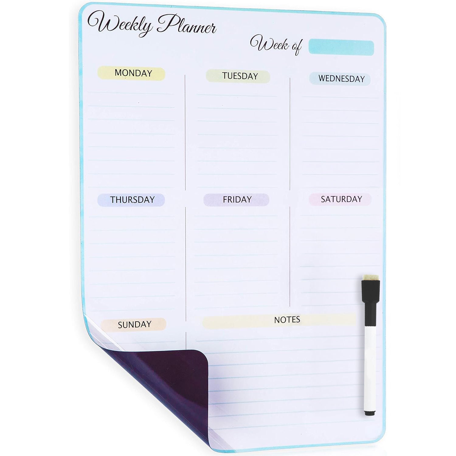 Magnetic Weekly Planner - A4