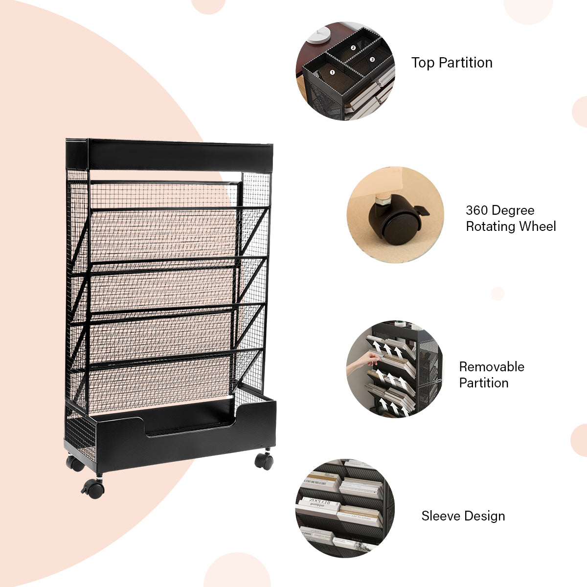 Mesh Storage Rack