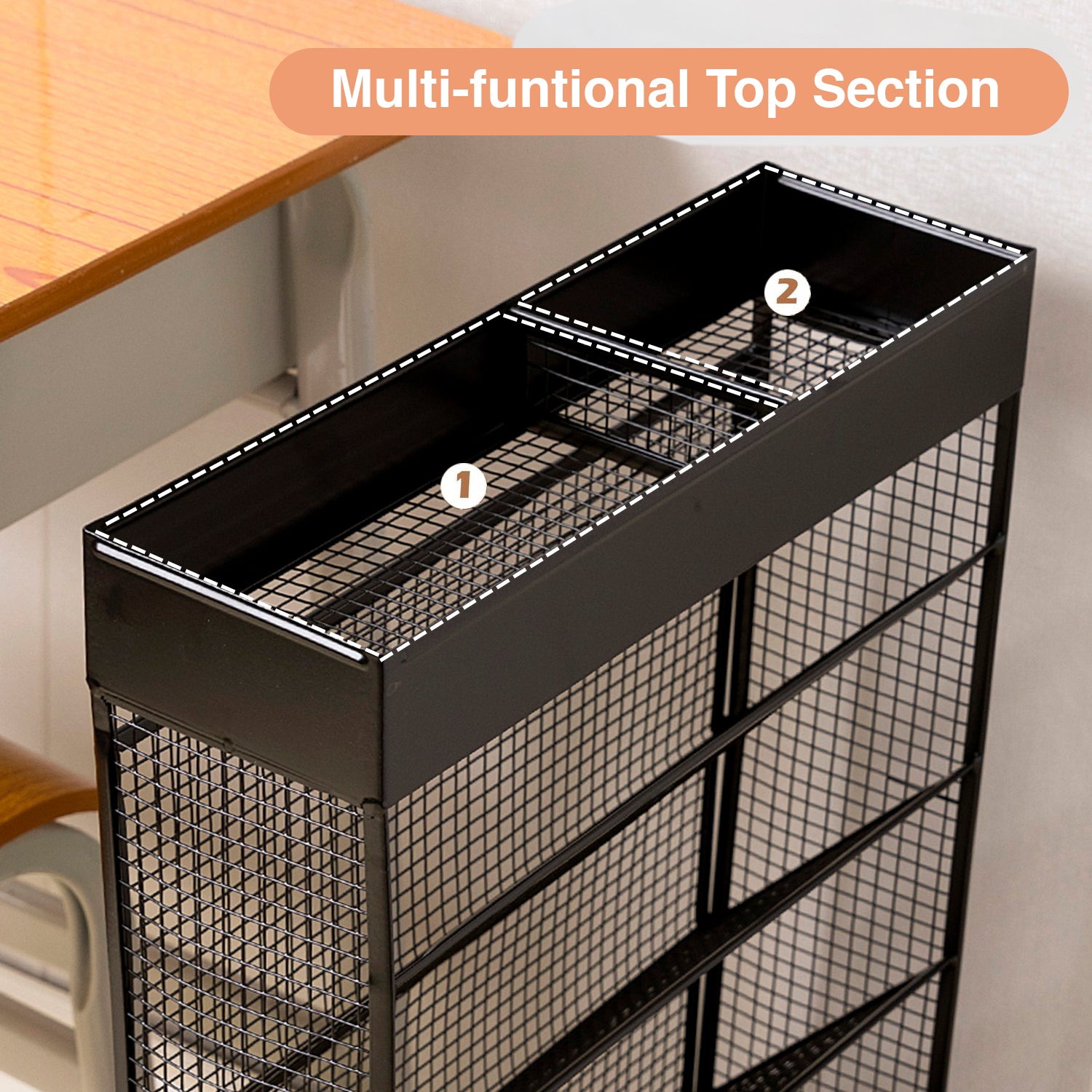Mesh Storage Rack