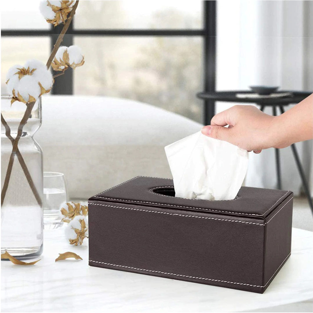 Leather Tissue Paper Holder