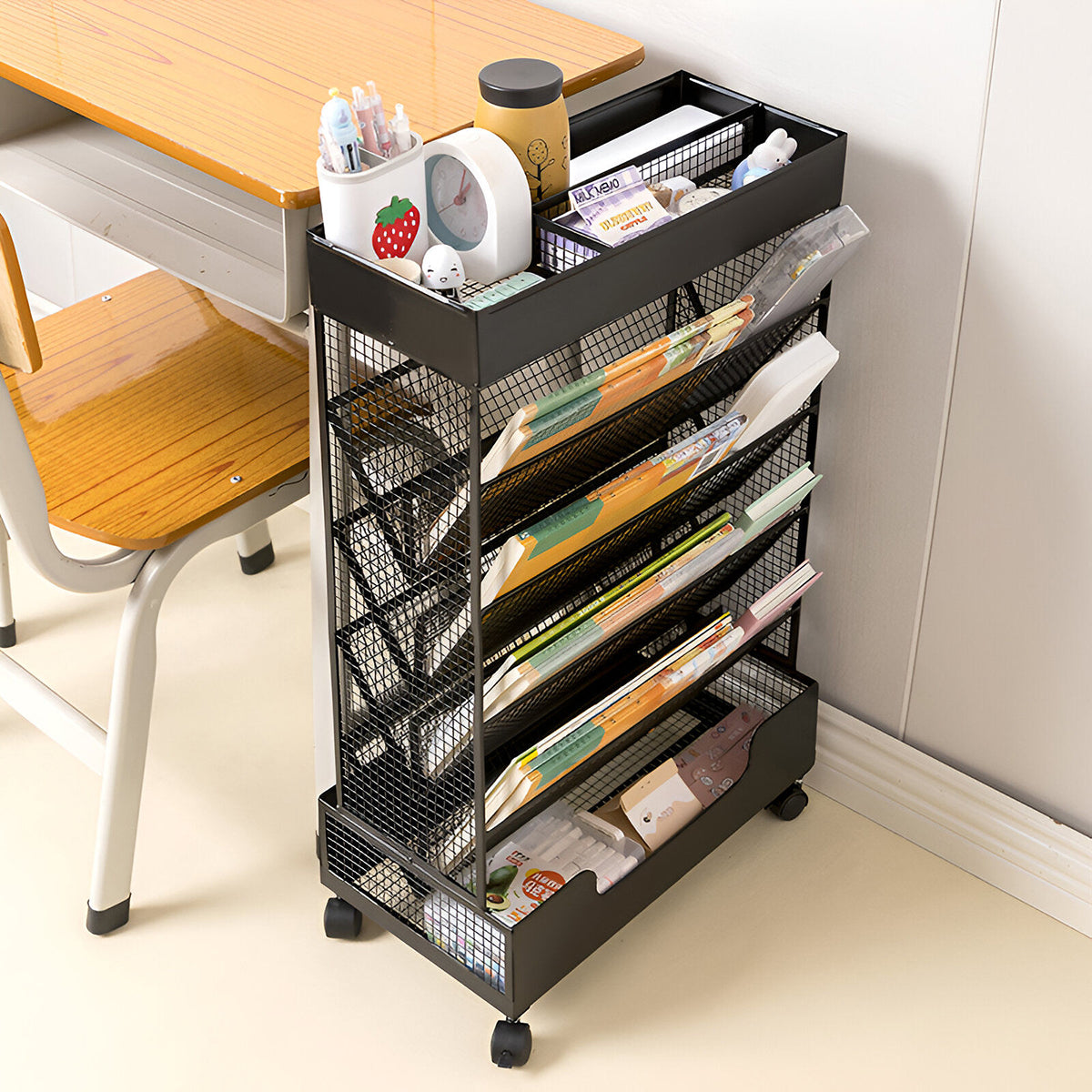 Mesh Dual Storage Rack