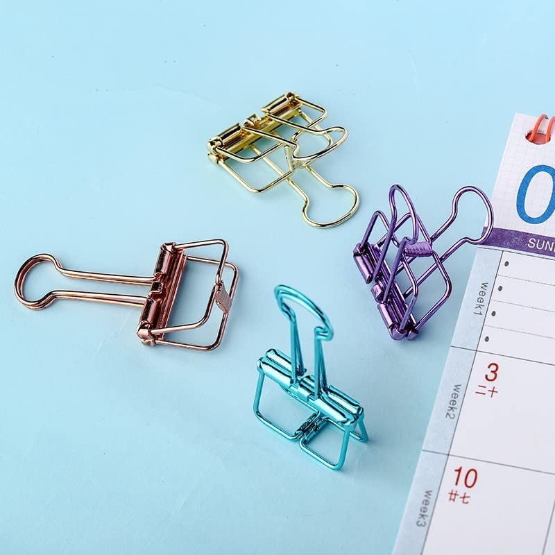 Wiro Binder Clips - Gold