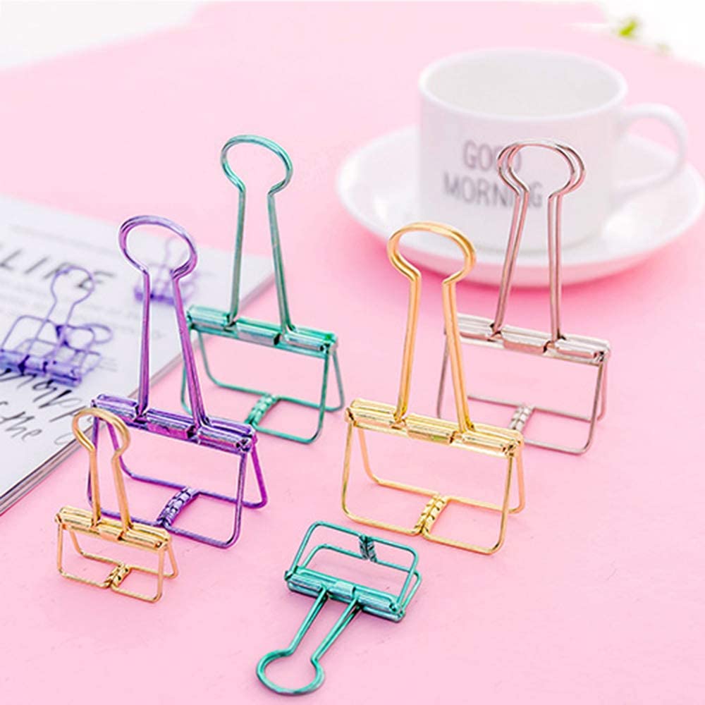 Wiro Binder Clips - Metallic Green