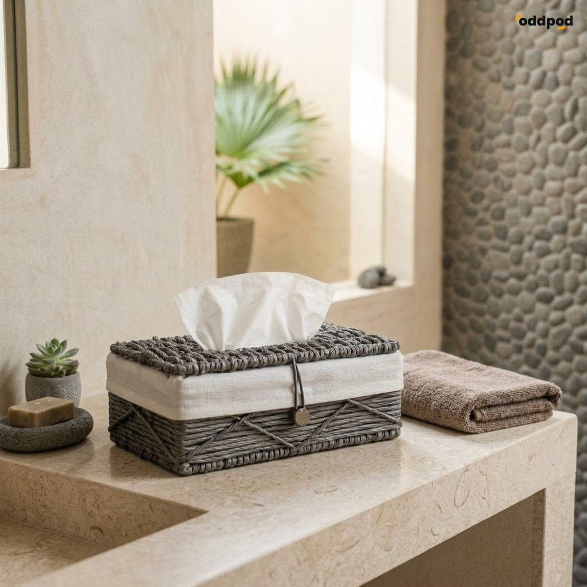 Cressa Paper Thread Tissue Holder
